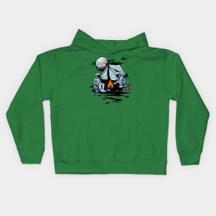 Lost in the Cosmos: Homeless Astronauts Kids Hoodie